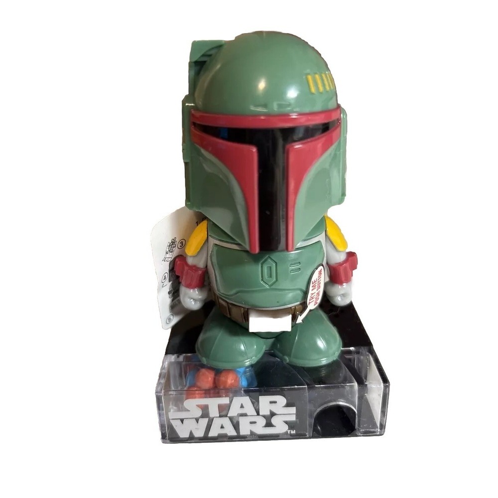 Star Wars Boba Fett Candy Dispenser The Mandalorian Makes‎ Noise Candy